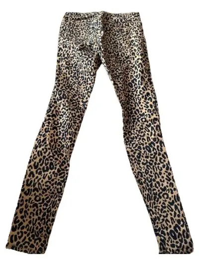 Levi's Skinny Jeans Kinder Mädchen Gr. 158 Leo Leopard Animal Print