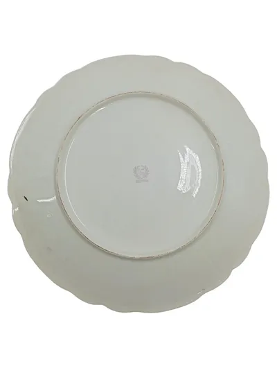 Schumann Arzberg Bavaria Teller Porzellan Blumenmuster Gold 28cm Sammelteller