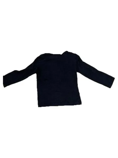 Original Marines Langarmshirt Kinder Gr. 2/3 (98) Schwarz Fledermaus Print