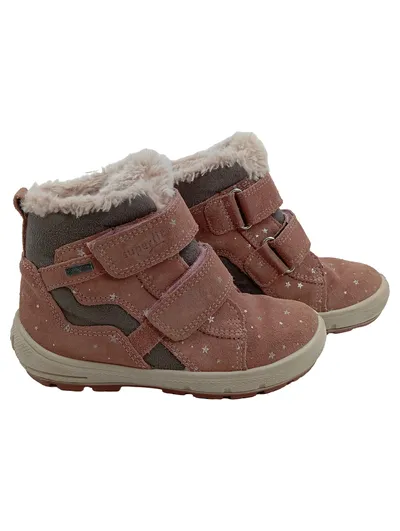 Superfit Schneestiefel Mädchen Gr. 27 Rosa Sterne Gefüttert Klettverschluss