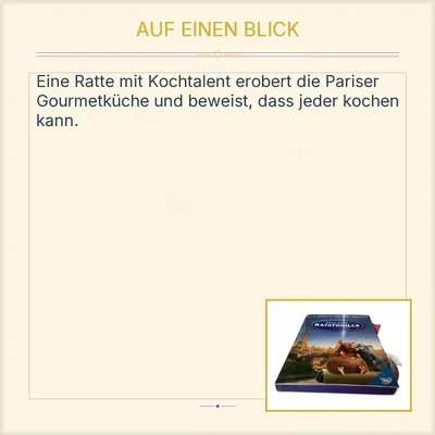 Ratatouille Disney Pixar DVD Animationsfilm Deutsch Kinderfilm