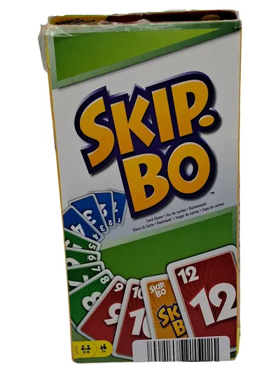 Mattel Skip-Bo Kartenspiel Familien Spiel Klassiker ab 8 Jahre