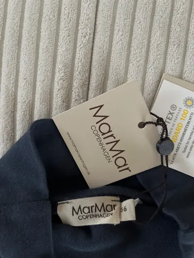 MarMar Copenhagen Baby Strumpfhose Hose mit Fuß Gr. 56 Blau Modal