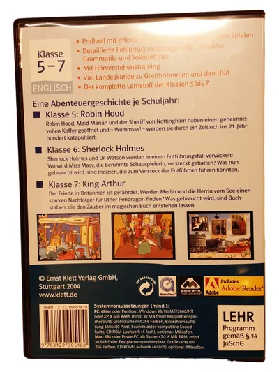Klett Noten ok! Englisch Klasse 5-7 Lernsoftware 3 CDs PC Mac