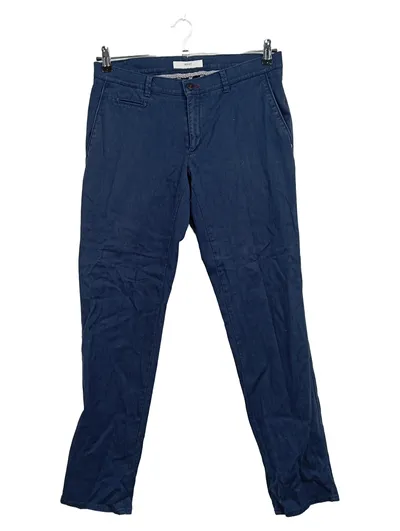 BRAX Feel Good Herren Chino Stoffhose W30 Navy Blau Slim Fit