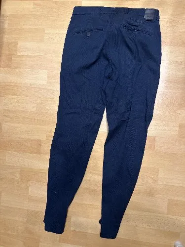 BRAX Feel Good Herren Chino Stoffhose W30 Navy Blau Slim Fit