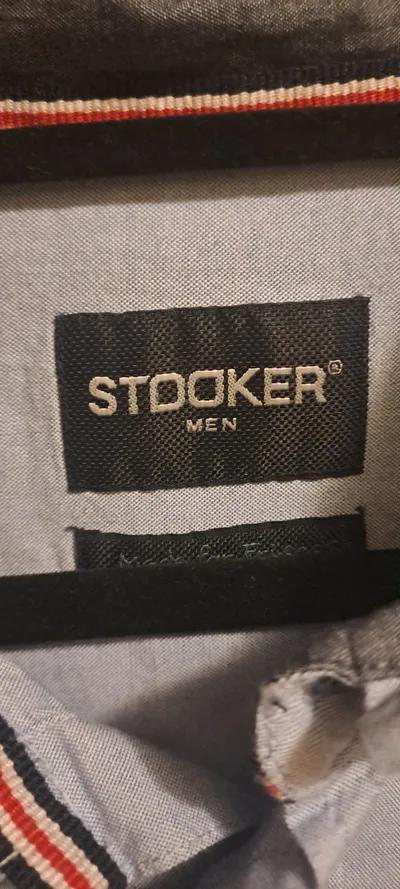 Stooker Men Herren Business Hemd Gr. 56 3XL Hellblau Langarm Oxford