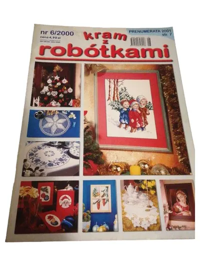 Kram z robotkami Nr. 6/2000 Handarbeiten Zeitschrift Kreuzstich Häkeln