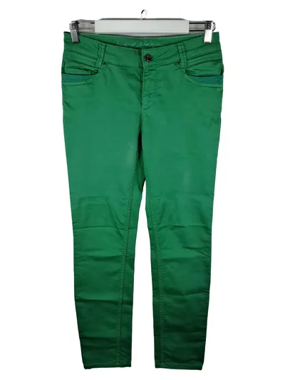 Comma Damen Jeans Slim Fit Hose Gr. 36 (W28, S) Grün