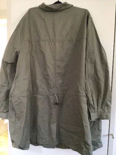 Ulla Popken Damen Leichte Jacke Oliv Gr. 50 Casual