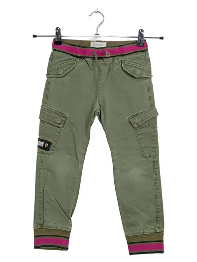 Diesel Cargohose Mädchen Kinder Gr. 122 Oliv Khaki Jogger