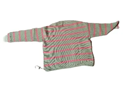 Christian Berg Damen Pullover Gr. S gestreift Grün Rosa Organic Cotton