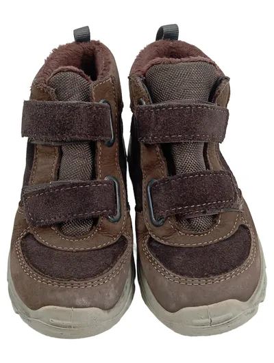 PEPINO Kinderstiefel Gr. 25 Braun Outdoor Klettverschluss Winterschuhe