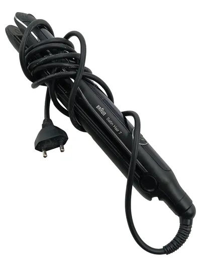 Braun Satin Hair 7 Glätteisen Haarglätter schwarz