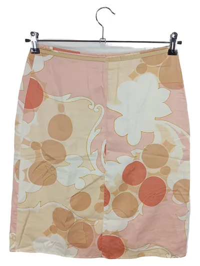 Dorothee Schumacher Damen Rock Gr. 38 Rosa Blumenmuster Midirock