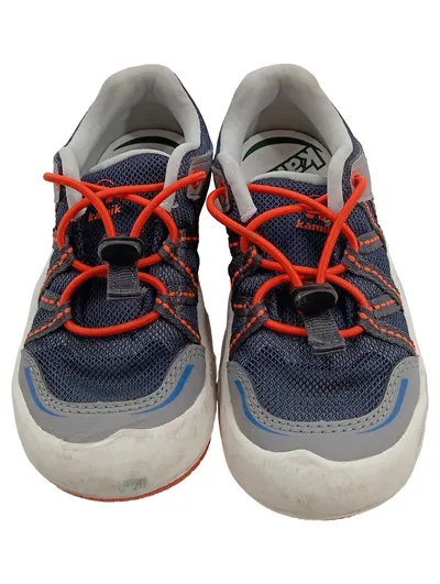 Kamik Kinder Outdoorschuhe Sneaker Gr. 25 Blau Orange Schnellschnürung