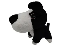 Big Headz Kuscheltier Hund Charmant Schwarz 12cm 1