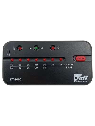 Voggenreiter DT-1000 Digitales Stimmgerät Gitarre Bass Tuner LED
