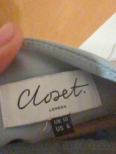 Closet London Businesskleid Damen Gr. 36 Türkis Bleistiftkleid Kurzarm