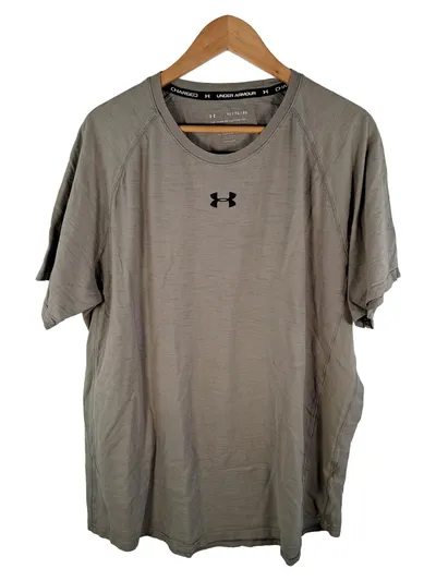 Under Armour Herren T-Shirt Charged Cotton Grau Meliert Gr. XL