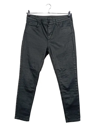 Hallhuber Damen Stoffhose Schwarz Größe 42 XL Urban Slim