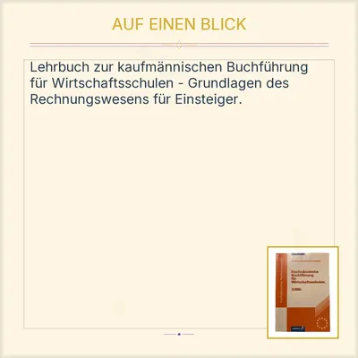 Kaufmännische Buchführung Wirtschaftsschulen 1. Teil Schmolke Deitermann