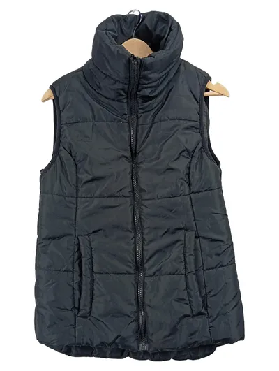ever.me Damen Steppweste Gr. 36 S Schwarz Reißverschluss Casual
