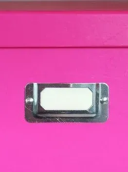 Ideen mit Herz Aufbewahrungsboxen Set 2 Stück Pink faltbar mit Deckel