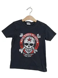 Die Toten Hosen Kinder T-Shirt Totenkopf Motiv Schwarz Gr. 104 1