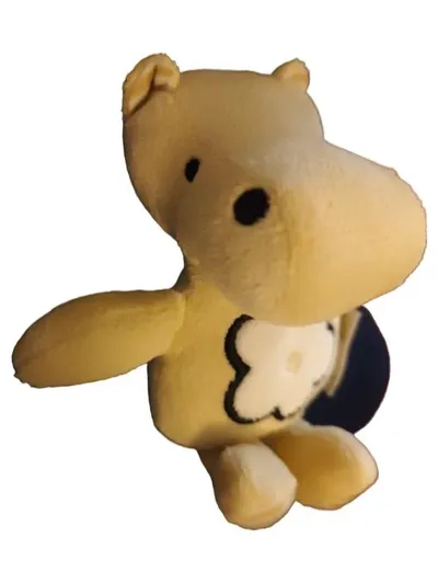 Hauck Fun for Kids Baby Kuscheltier Plüschtier Nilpferd Beige 16cm