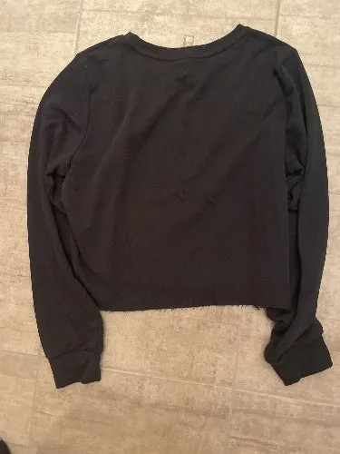 ONLY PLAY Damen Crop Sweatshirt Summer 1996 Langarm Petrol Gr. L