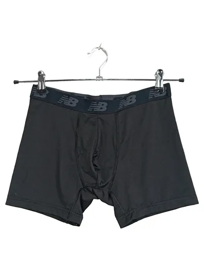 New Balance Herren Boxershorts Gr. S Schwarz Sportlich Polyester