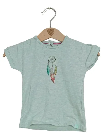 Noppies Baby Mädchen T-Shirt Traumfänger Gr. 68 Türkis Kurzarm