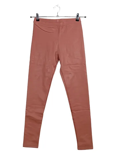 VS MISS Damen Leggings Kunstleder High Waist Skinny Rosa Gr. M