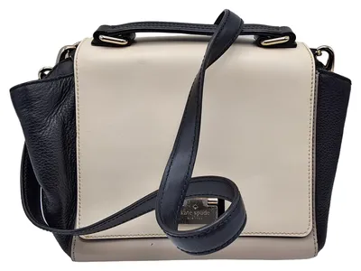 Kate Spade New York Umhängetasche Damen Schwarz Beige Crossbody Bag