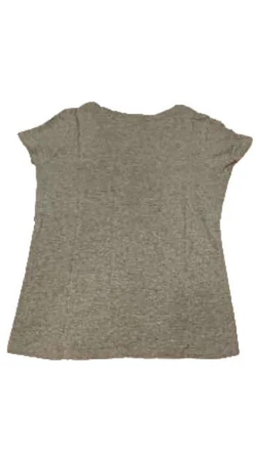 Chiemsee Damen T-Shirt Gr. XS Grau Kurzarm Casual Baumwolle 3