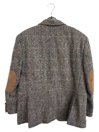 Barutti Mario Barutti Sakko Herren Gr. 50 Harris Tweed Wolle Braun Klassisch 3