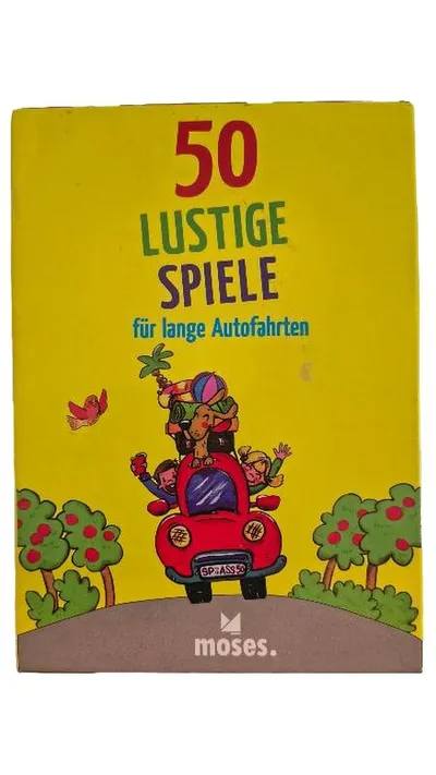 moses. 50 Lustige Spiele für lange Autofahrten Kartenspiel Reisespiel