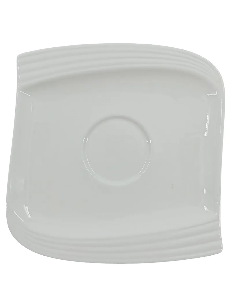 Bocuse d'Or Unterteller Weiß Porzellan 14, 5 cm Elegant 1