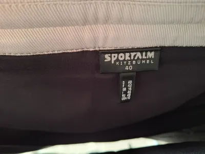 Sportalm Kitzbühel Damen Sportrock Gr. 40 Beige Leder-Details Reißverschluss