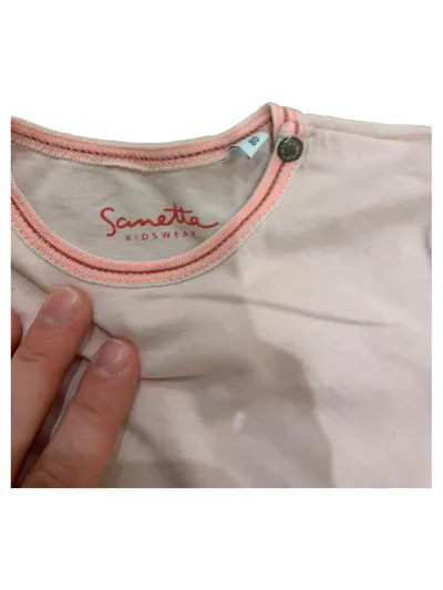 Sanetta Mädchen T-Shirt Gr. 80 Rosa Schildkröten-Motiv Kurzarm