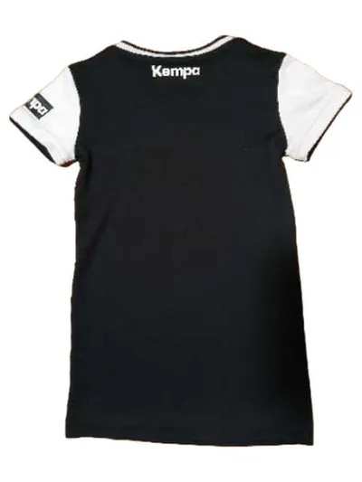 Kempa Sport T-Shirt Kinder Gr. 116/122 Schwarz Weiß Funktionsshirt