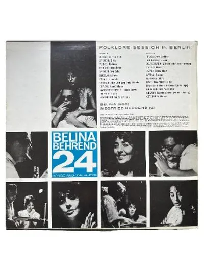 Belina Behrend – 24 Songs and One Guitar Folklore-Session Berlin Vinyl LP
