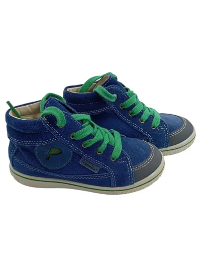 PEPINO Kinder Sneaker High-Top Schuhe Gr. 23 Blau Grün Wildleder