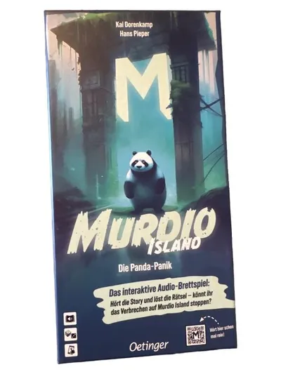Murdio Island Die Panda-Panik Interaktives Audio-Brettspiel Oetinger ab 10