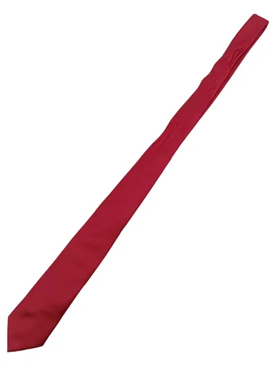 Cedar Wood State Krawatte Herren Rot Uni Klassisch Business 148cm
