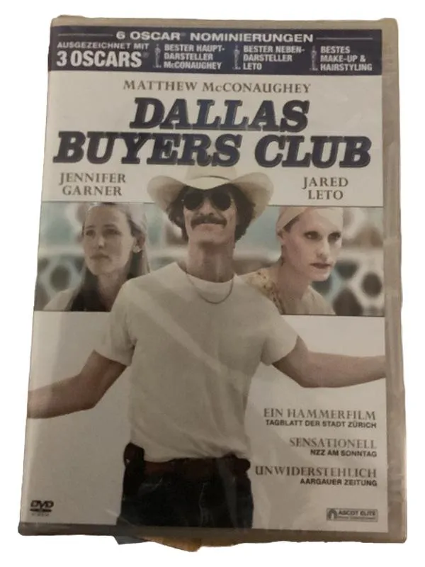 Dallas Buyers Club DVD Matthew McConaughey Jennifer Garner Jared Leto 1