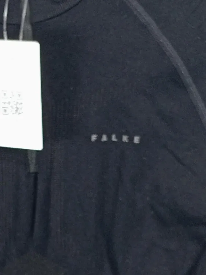 FALKE Herren Funktionsshirt Langarm Reißverschluss Schwarz Gr. L 4