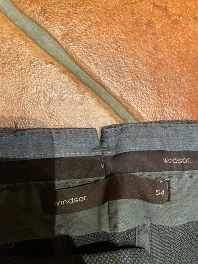 windsor. Herren Anzughose Chino Grau Größe 54 Business Slim Fit
