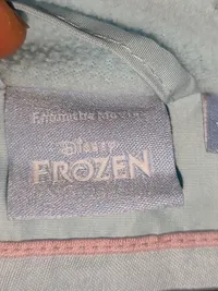 Disney Frozen Winterjacke Kinder Kapuze Reißverschluss Blau Gr. 92 4